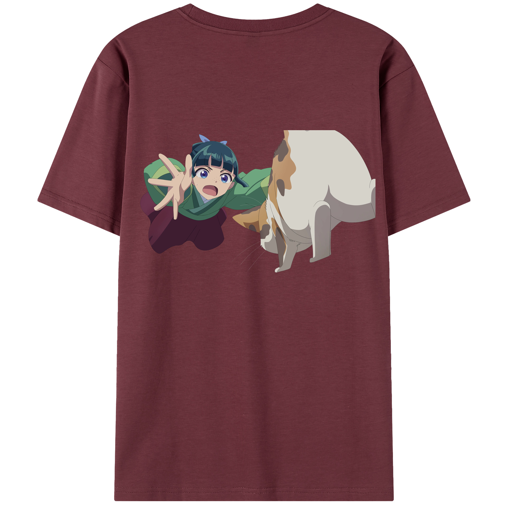 （画像用） 薬屋のひとりごと The Apothecary Diaries 綿100％半袖Tシャツ（背面プリント）